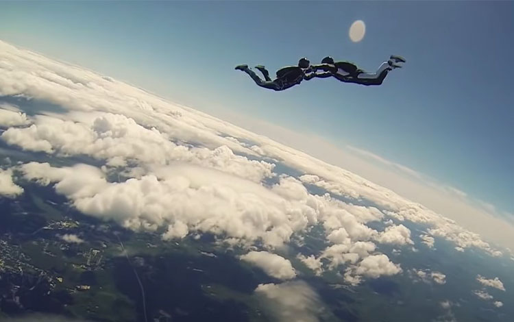 Gaining a fresh outlook on life from a skydiver's vantage point